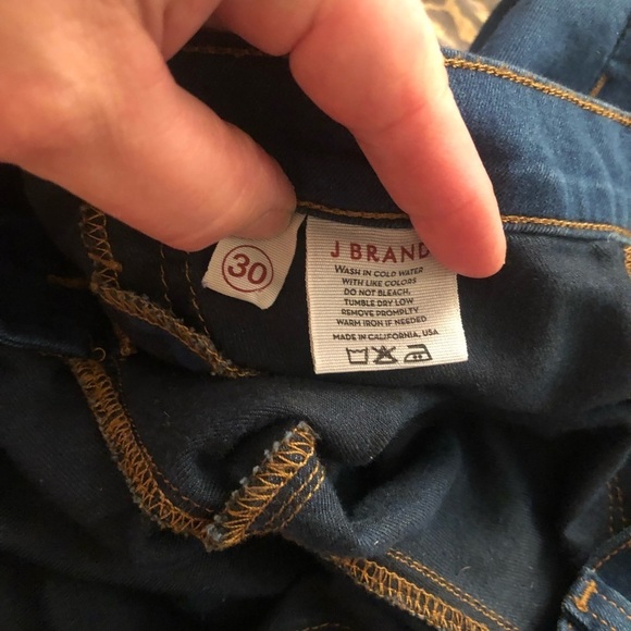 J BRAND size 30 blue jeans Jegging style “ELECTRIC “lightweight - Picture 10 of 14
